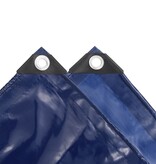 VidaXL Dekzeil 650 g/m² 3x6 m blauw