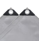 VidaXL Dekzeil 650 g/m² 3x4 m grijs