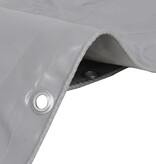 VidaXL Dekzeil 650 g/m² 2x3 m grijs