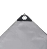 VidaXL Dekzeil 650 g/m² 2x3 m grijs
