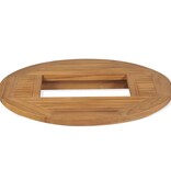 VidaXL Tafelblad voor bierkrat 70 cm teakhout