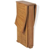 VidaXL Bartafel inklapbaar 155x53x105 cm massief teakhout