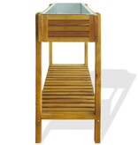 VidaXL Plantenbak verhoogd massief acaciahout en zink