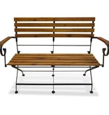 VidaXL Tuinbank inklapbaar 112 cm massief acaciahout