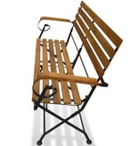 VidaXL Tuinbank inklapbaar 112 cm massief acaciahout