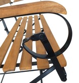 VidaXL Tuinbank inklapbaar 112 cm massief acaciahout