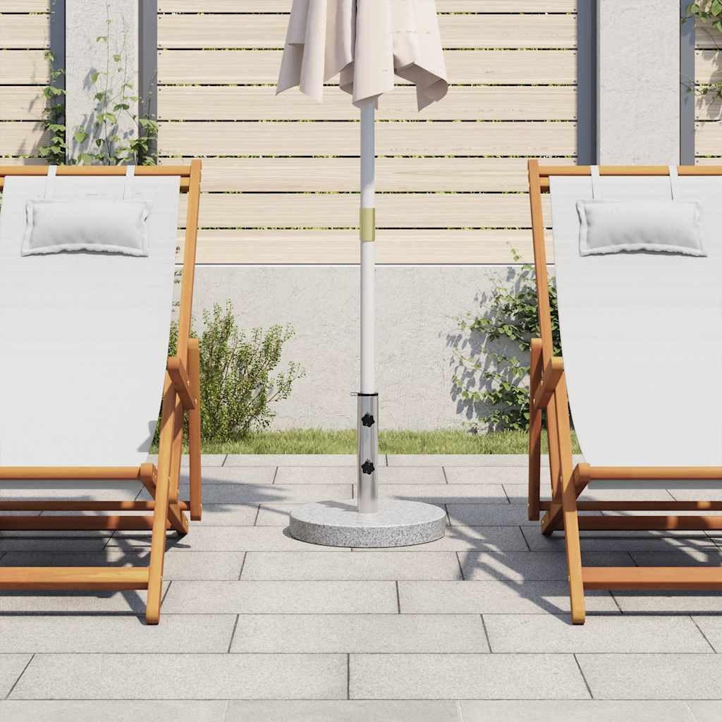 VidaXL Parasolvoet rond 20 kg graniet