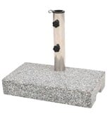 VidaXL Parasolvoet rechthoekig 25 kg graniet