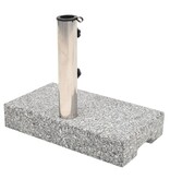 VidaXL Parasolvoet rechthoekig 25 kg graniet