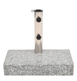 VidaXL Parasolvoet rechthoekig 25 kg graniet
