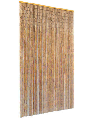 VidaXL Vliegengordijn 120x220 cm bamboe