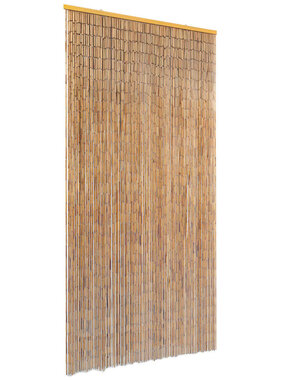 VidaXL Vliegengordijn 90x220 cm bamboe