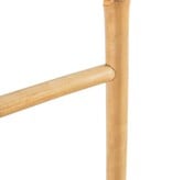 VidaXL Handdoekladder met 5 sporten 150 cm bamboe