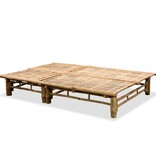 VidaXL Ligbed tweepersoons bamboe