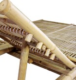 VidaXL Ligbed tweepersoons bamboe