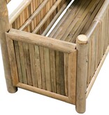 VidaXL Plantenbak verhoogd met rek 70 cm bamboe