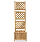 VidaXL Plantenbak verhoogd met rek 40 cm bamboe