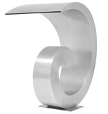 VidaXL Zwembadfontein 50x30x53 cm roestvrij staal zilverkleurig