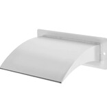 VidaXL Zwembadfontijn 30x9x26 cm roestvrij staal zilverkleurig