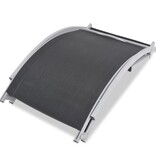 VidaXL Ligbedden inklapbaar 2 st aluminium en textileen