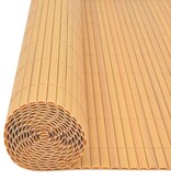 VidaXL Tuinafscheiding dubbelzijdig 90x500 cm PVC geel