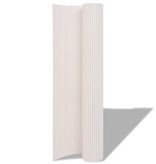 VidaXL Tuinafscheiding dubbelzijdig 90x500 cm wit