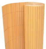 VidaXL Tuinafscheiding dubbelzijdig 90x300 cm PVC geel