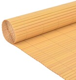 VidaXL Tuinafscheiding dubbelzijdig 90x300 cm PVC geel