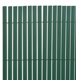 VidaXL Tuinafscheiding dubbelzijdig 90x300 cm PVC groen