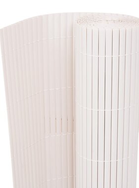 VidaXL Tuinafscheiding dubbelzijdig 90x300 cm wit