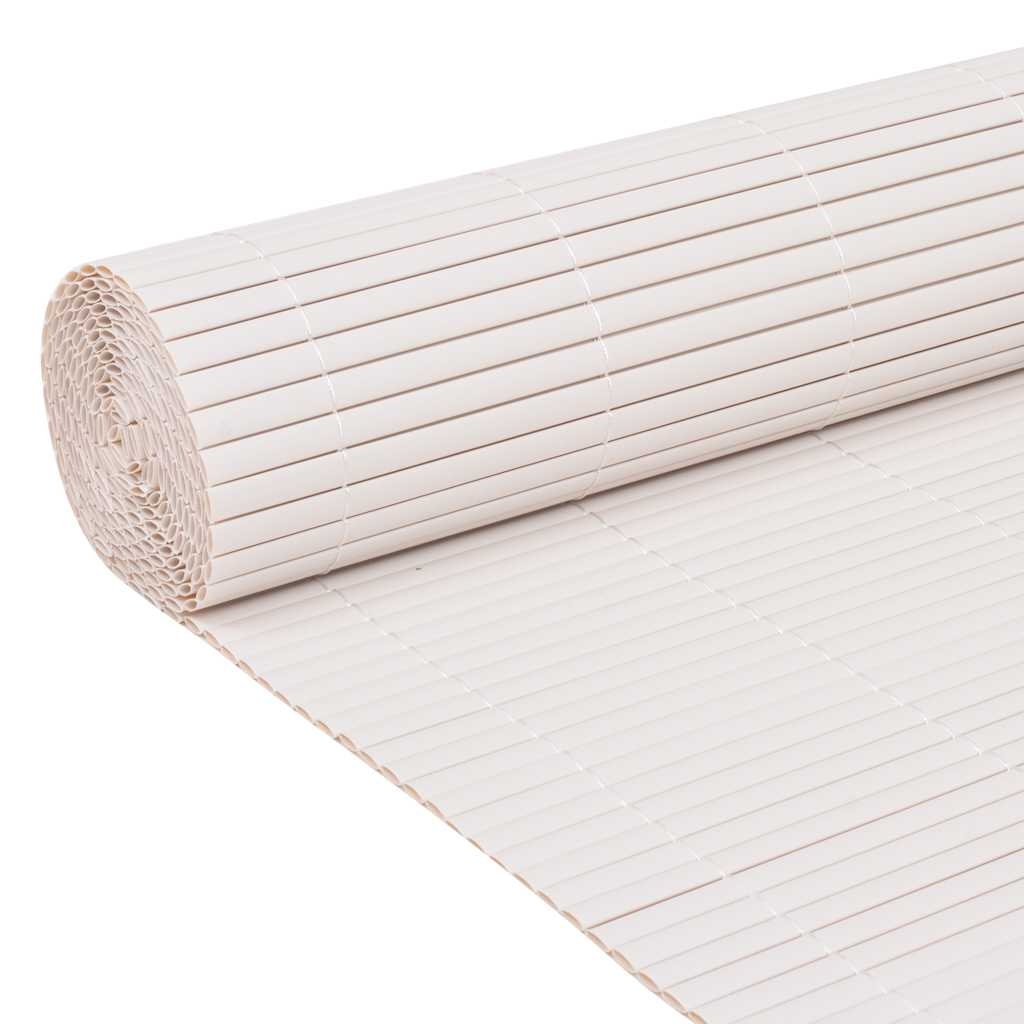 VidaXL Tuinafscheiding dubbelzijdig 90x300 cm wit