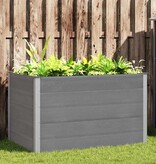 VidaXL Plantenbak verhoogd 150x100x91 cm HKC grijs
