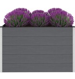 VidaXL Plantenbak verhoogd 150x100x91 cm HKC grijs