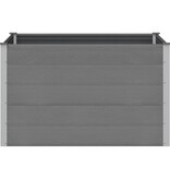 VidaXL Plantenbak verhoogd 150x100x91 cm HKC grijs