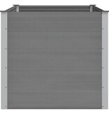 VidaXL Plantenbak verhoogd 150x100x91 cm HKC grijs