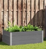 VidaXL Plantenbak verhoogd 150x100x54 cm HKC grijs