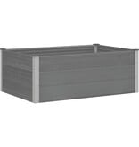 VidaXL Plantenbak verhoogd 150x100x54 cm HKC grijs