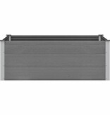 VidaXL Plantenbak verhoogd 150x100x54 cm HKC grijs