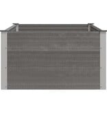 VidaXL Plantenbak verhoogd 150x100x54 cm HKC grijs