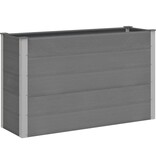 VidaXL Plantenbak verhoogd 150x50x91 cm HKC grijs