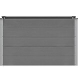 VidaXL Plantenbak verhoogd 150x50x91 cm HKC grijs