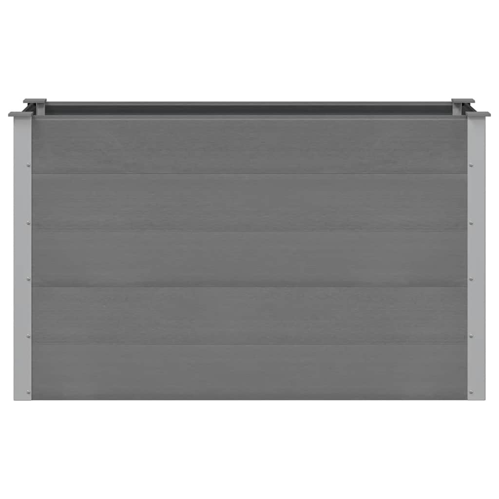 VidaXL Plantenbak verhoogd 150x50x91 cm HKC grijs
