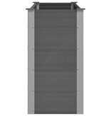 VidaXL Plantenbak verhoogd 150x50x91 cm HKC grijs