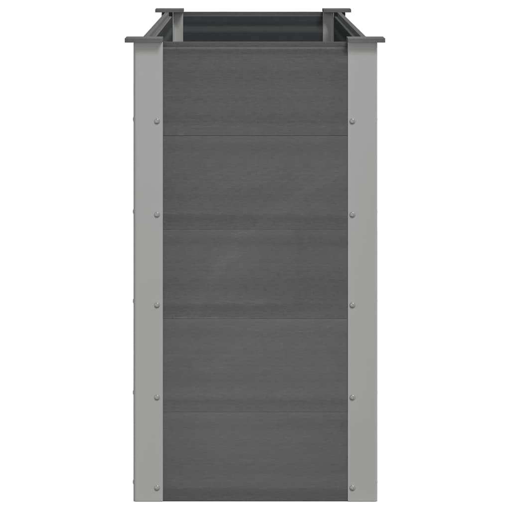 VidaXL Plantenbak verhoogd 150x50x91 cm HKC grijs