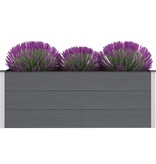 VidaXL Plantenbak verhoogd 150x50x54 cm HKC grijs
