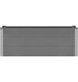 VidaXL Plantenbak verhoogd 150x50x54 cm HKC grijs