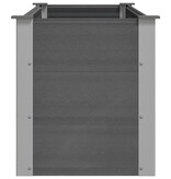 VidaXL Plantenbak verhoogd 150x50x54 cm HKC grijs