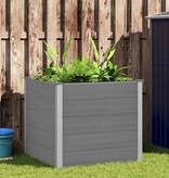 VidaXL Plantenbak verhoogd 100x100x91 cm HKC grijs