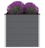VidaXL Plantenbak verhoogd 100x100x91 cm HKC grijs