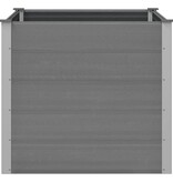 VidaXL Plantenbak verhoogd 100x100x91 cm HKC grijs
